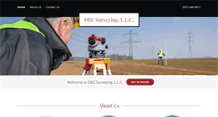 Desktop Screenshot of dbesurveying.com