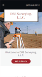 Mobile Screenshot of dbesurveying.com